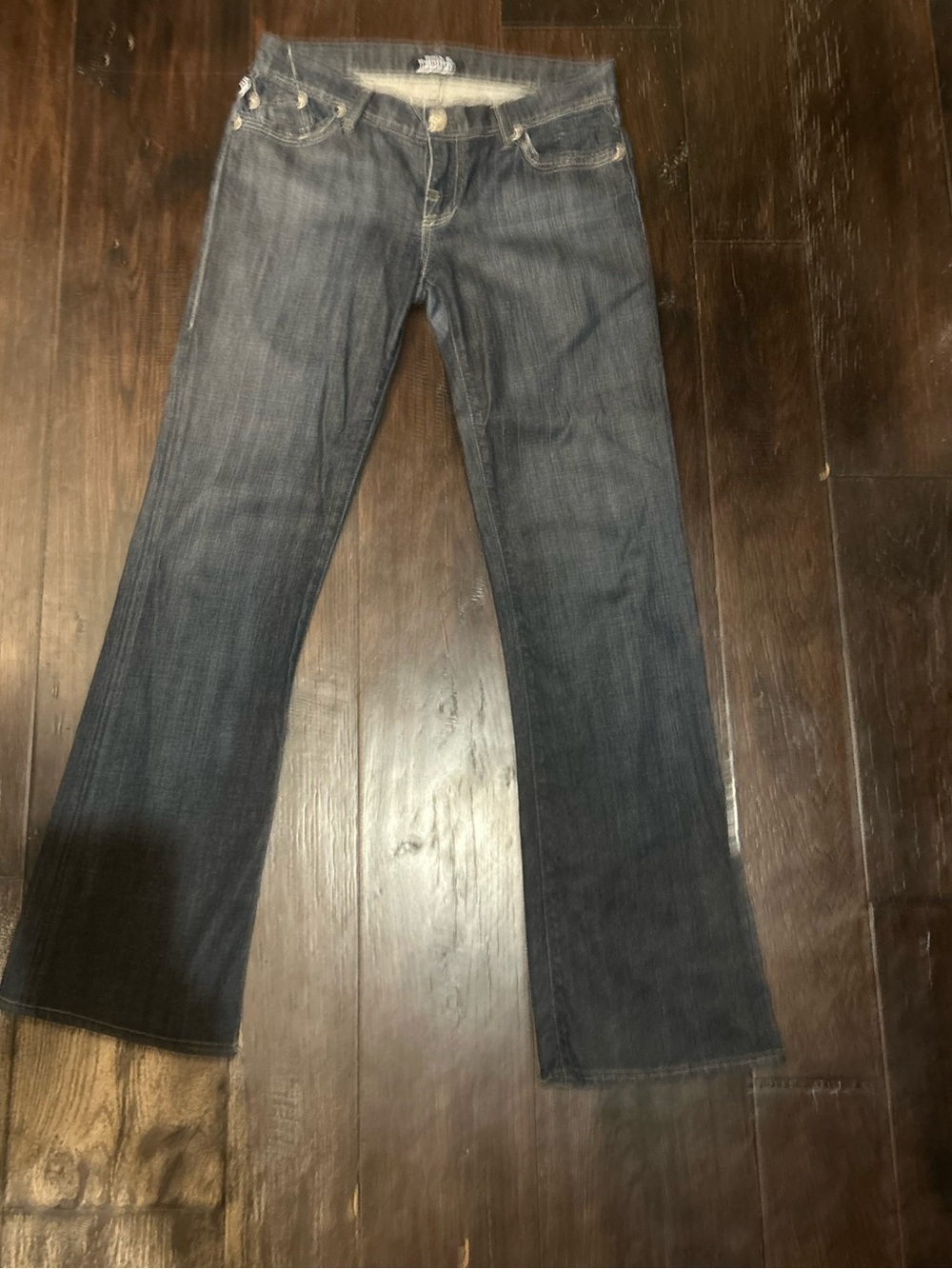 Rock & Republic Dark Denim Wide Leg Jeans